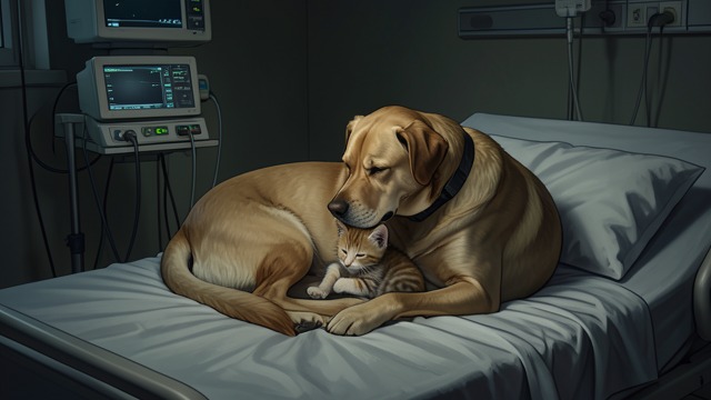 Comfort Beyond the Ward from "A Dog's Way Home". Comfort Beyond the Ward A transferable instinct Bella comforts Big Kitten after the cub loses her mother, and later stays with Axel, a homeless veteran…