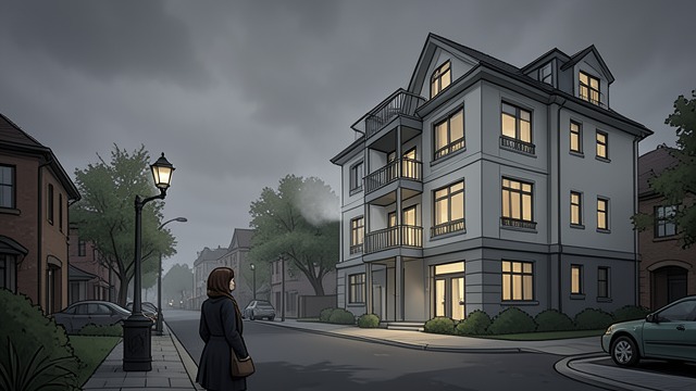 The Old House Changed from "A Dog's Way Home". The Old House Changed Place without person Bella returns to the neighborhood and finds that the abandoned houses have been replaced by apartments.