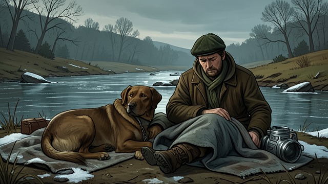 A Death Beside the River from "A Dog's Way Home". A Death Beside the River Decline without care Axel’s trauma and substance dependence intensify, and he becomes increasingly unable to care for himself or…
