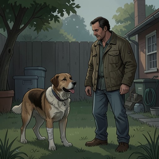 Gavin and Dutch Choose Each Other from "A Dog's Way Home". Gavin’s temporary care of Dutch becomes a permanent family after Kurch rejects the injured dog and Dutch chooses to return to Gavin.