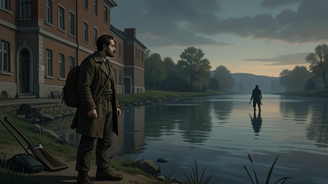 A Riddle at the Door from "The Eight Mountains: A Novel". A Riddle at the Door Time as Water At the rented house, Giovanni asks Pietro where the future lies if the river represents passing time.