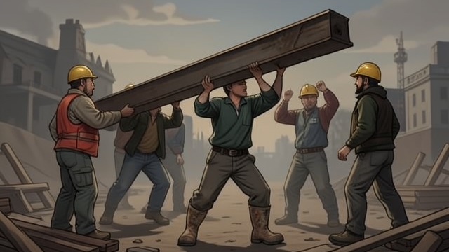 The Builder’s Life from "The Eight Mountains: A Novel". The Builder’s Life Learning a Trade Bruno works with his father as a builder, gaining strength and mastery over physical tasks.