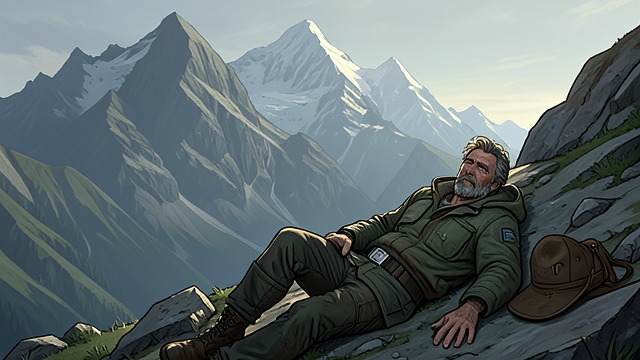 The Reverse Side from "The Eight Mountains: A Novel". The Reverse Side A Somber Beauty Barma lies on a shadowed slope beneath a pale rock face, across from brighter mountains.