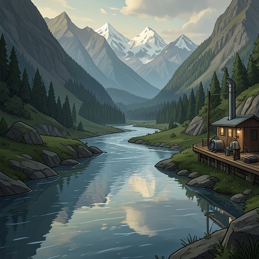 The River and the Direction of Time from "The Eight Mountains: A Novel". The river gives Pietro a recurring image for past and future, and ultimately for continuity beneath disappearance.