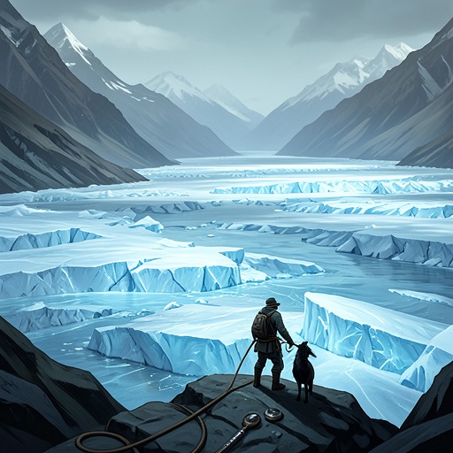 The Glacier as a Family Memory from "The Eight Mountains: A Novel". The glacier changes from a scientific curiosity into a vessel for Giovanni’s grief, Pietro’s belated understanding, and Bruno’s shared past.