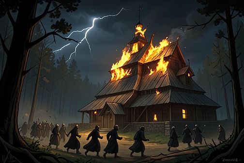 Holmenkollen Chapel arson case from "Lords of Chaos". The Holmenkollen Chapel arson case was a church-burning episode associated with Varg Vikernes, Bård Eithun, and Øystein Aarseth.