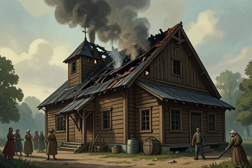 Salabacke Church Arson Incident from "Lords of Chaos". The Salabacke Church Arson Incident was a July 3, 1993, attack on a wooden church in Sweden, carried out by two 15-year-old girls who said they acted in salute…