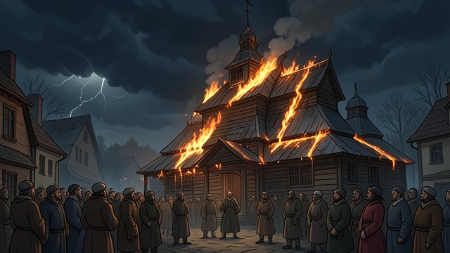 Fantoft Burns from "Lords of Chaos". A Landmark in Flames The first defining fire Fantoft Stave Church, a historic wooden building near Bergen, burned in June 1992.