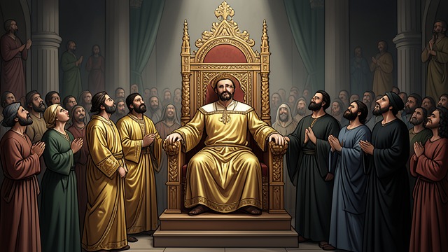 The Throne Revealed from "Book of Revelation". The Throne Revealed A vision of authority John sees a throne surrounded by elders and living creatures, with worship rising around it.