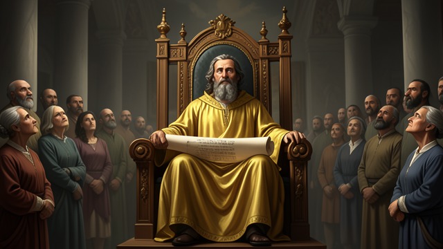 The Sealed Scroll from "Book of Revelation". The Sealed Scroll The opening vision John sees the Scroll with Seven Seals in the hand of the one seated on the throne.