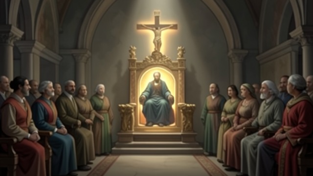 The Thousand-Year Reign from "Book of Revelation". The Thousand-Year Reign Saints share Christ’s rule Thrones are given to those who remained faithful and to the souls killed for their testimony.