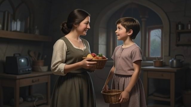 Provision through Sharing from "Book of Revelation". Provision through Sharing The widow’s example Shorey recalls the widow who shared her remaining food with Elijah and saw her supplies continue.