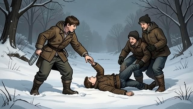 Friends in the Storm from "Woodwalkers". Friends in the Storm Witnesses remain present Holly and Brandon accompany Carag into a cold, storm-threatened clearing to witness the duel.