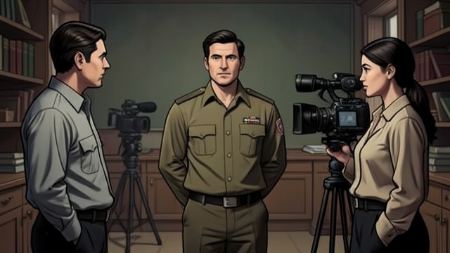 The Spy's Release from "Woodwalkers". The Spy's Release Interrogation without answers Lissa Clearwater and the teachers question the spy, photograph him, and take his fingerprints.