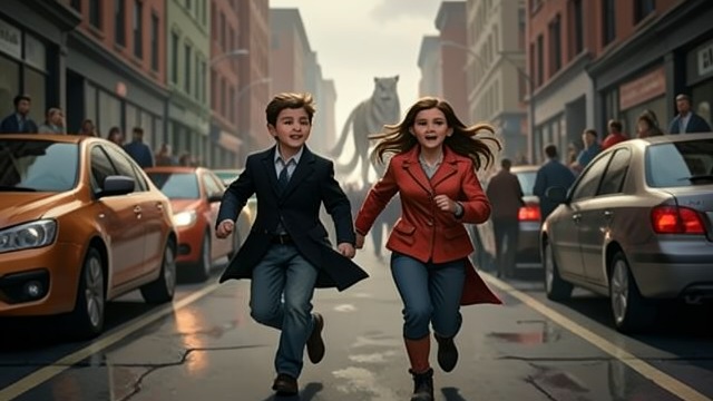 First City Visit from "Woodwalkers". First City Visit A world of wonders Carag's mother takes him and Mia into town in human form, where shops, cars, crowds, and food overwhelm their senses.
