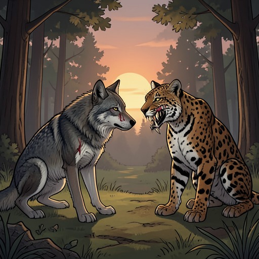 The Escalation of Carag and Jeffrey's Rivalry from "Woodwalkers". A small social confrontation grows into a violent duel and an ongoing contest over safety and power at school.