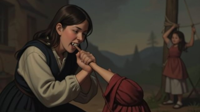 A Wild Heir from "The Snow Queen". A Wild Heir Power in the household The Robber-girl bites her mother, demands the captive Gerda as a playmate, and gets her way.