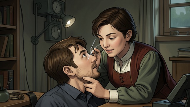 Noticing Kay’s Pain from "The Snow Queen". Noticing Kay’s Pain Immediate concern When Kay says something has struck his heart and entered his eye, Gerda puts an arm around him and looks for the cause.