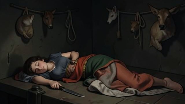 The Coach Ambush from "The Snow Queen". The Coach Ambush Wealth invites danger Robbers attack the Golden Carriage, kill its attendants, and seize Gerda.