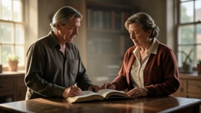 Faith Passed On from "The Snow Queen". Faith Passed On Shared understanding Kay and Gerda look at one another and understand the words Grandmother has read.