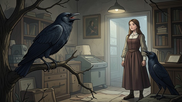 The Crow’s Unverified Vision from "The Snow Queen". The Crow’s Unverified Vision Resemblance creates hope The Forest crow thinks he may have seen Kay at court and tells Gerda what his Tame crow sweetheart…