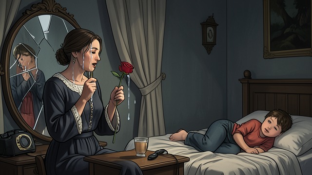 The Rose and the Rescue from "The Snow Queen". The Rose and the Rescue Song restored When Gerda finds Kay, she sings the childhood hymn about roses and the Christ Child.