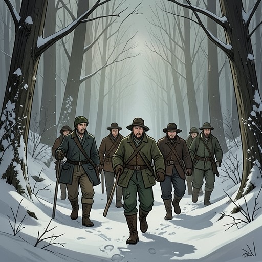 Gerda and Her Guides from "The Snow Queen". This relationship thread follows the network of strangers and animals whose help sustains Gerda’s journey.