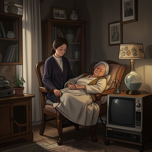 The Children and Grandmother from "The Snow Queen". This emotional thread traces how Grandmother’s stories and faith connect the children’s home life to their eventual return.