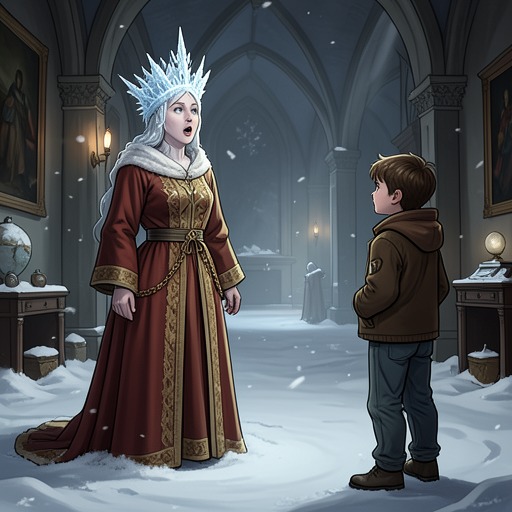 The Queen’s Rule of Kisses from "The Snow Queen". This conflict thread examines how the Snow Queen uses limited affection to secure Kay’s obedience and forgetfulness.