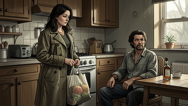 Caretaker and Daughter from "Eileen". Caretaker and Daughter Daily Dependence Eileen manages Charlie’s errands, clothing, and access to alcohol as his drinking and confusion worsen.