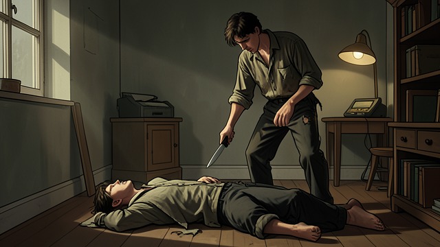 The Killing from "Eileen". The Killing Violence at Home Leonard kills Mitch with a knife while Mitch is asleep.