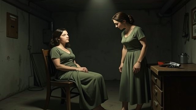 Secrets in the Basement from "Eileen". Secrets in the Basement A Coerced Encounter Rebecca and Eileen bring their suspicions directly to Rita while she is restrained.
