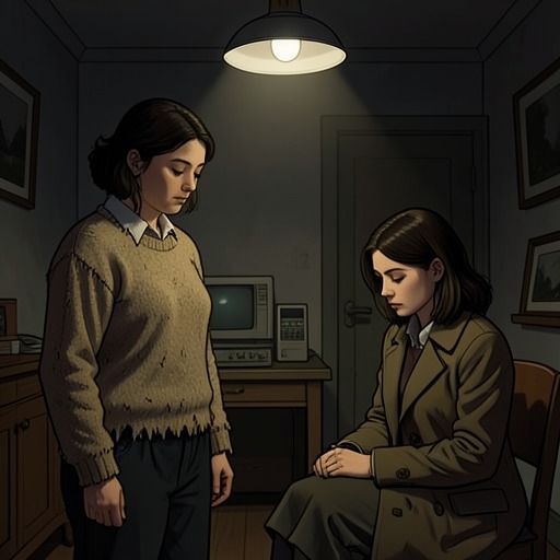 Eileen and Her Mother from "Eileen". This thread follows the emotional distance between Eileen and her mother, then traces how caregiving, death, and memory complicate that distance.