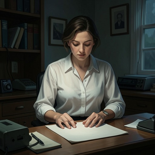 Eileen’s Moral Awakening from "Eileen". This thread traces Eileen’s shifting capacity for sympathy, from self-absorption toward a brief but consequential recognition of another person’s suffering.