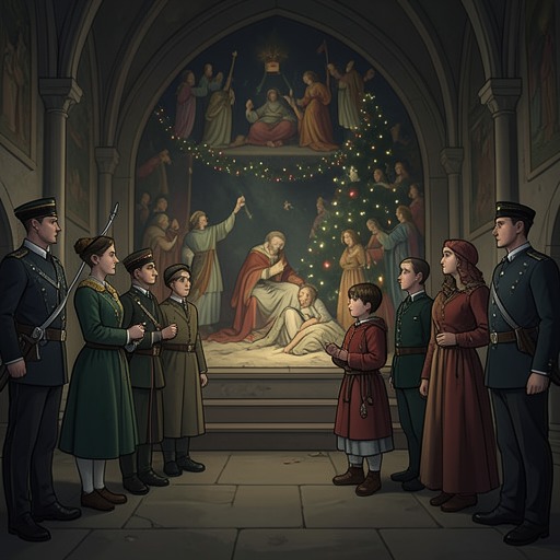 The Nativity and Its Aftermath from "Eileen". This thread follows the Christmas pageant as a public display of institutional authority and a turning point in Eileen’s perception of Rebecca.
