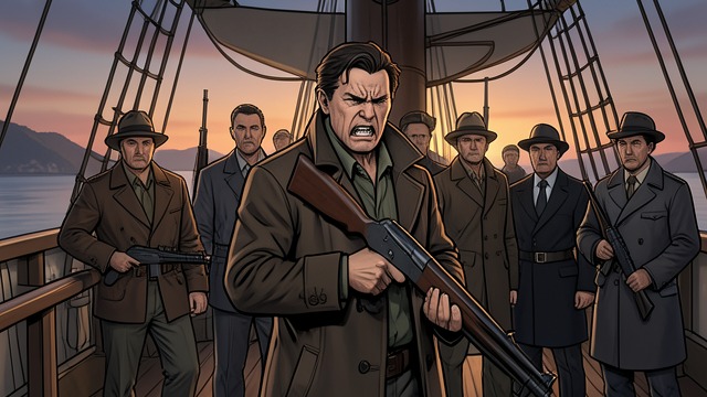 The Captain Falls from "The North Water". Leadership Fractures Drax attacks Brownlee When Sumner produces Joseph Hannah’s tooth, Drax strikes Brownlee and tries to escape with the evidence.