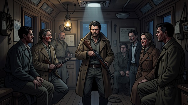 Bannon’s Death from "The North Water". A Mutiny Is Suppressed The camp erupts After a day of failed searching, alcohol and despair trigger a fight.