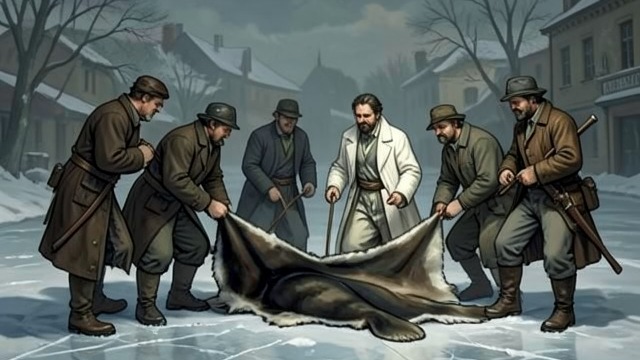 A Place in the Hunt from "The North Water". Work Creates Contact The surgeon joins the labor Sumner kills seals and drags their skins across the ice.