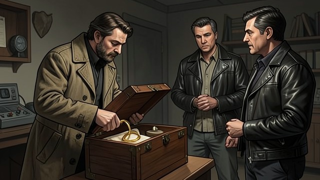 The Dead Man’s Property from "The North Water". A Ring and an Auction Drax searches Sumner’s trunk Drax finds Sumner’s gold ring and sees its value as a possible future prize.