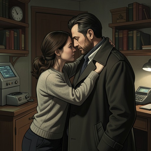 Sumner and Punnie from "The North Water". A short, bodily intimacy with Punnie unsettles Sumner’s claim to be unattached when her attempt at farewell gives the relationship words.