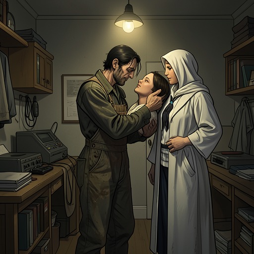 Sumner and the Missionary from "The North Water". The missionary’s care and illness draw Sumner back into a healing role, forcing the skeptical surgeon to act despite his resistance to providence.
