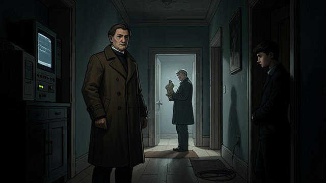 The Broken-In Home from "The Mystery of The Invisible Dog". The Broken-In Home A sudden violation Charles arrives to find an intruder at Edward’s home and calls the police.