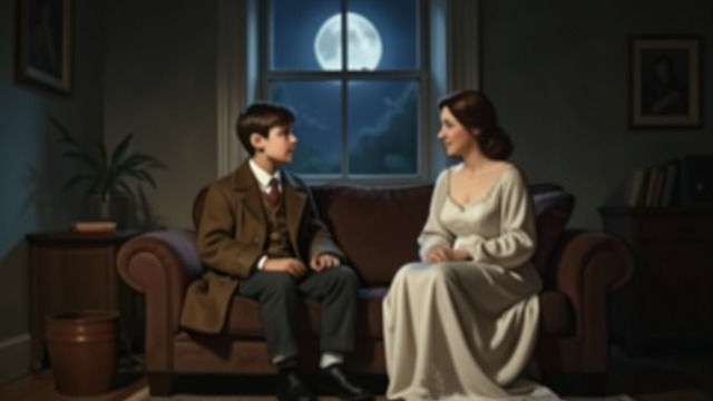A Client’s Trust from "The Mystery of The Invisible Dog". A Client’s Trust Fear acknowledged Prentice asks the boys to stay overnight because he cannot bear to be alone.