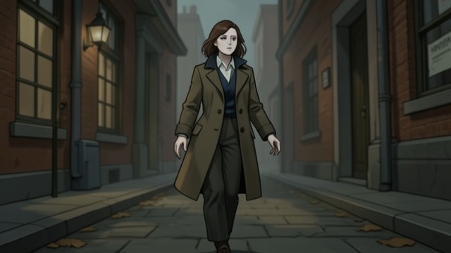 The Manager Leaves from "The Mystery of The Invisible Dog". The Manager Leaves A shaken departure Mrs Bortz leaves for her sister’s home after the dangerous incidents.