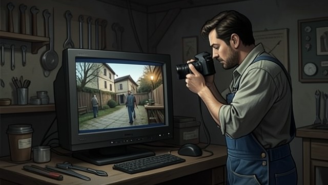 The Camera Repaired from "The Mystery of The Invisible Dog". The Camera Repaired Salvaged technology Jupiter Jones repairs a closed-circuit camera and monitor bought after a store fire.