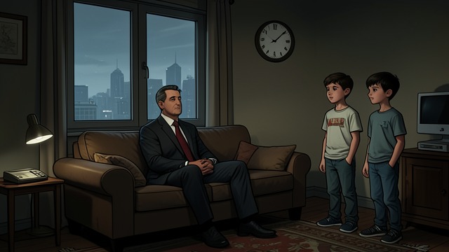 A Shared Night from "The Mystery of The Invisible Dog". A Shared Night Company in fear Prentice remains awake while the boys take turns guarding the apartment.