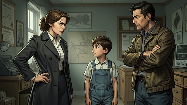 Mutual Dislike from "The Mystery of The Invisible Dog". Mutual Dislike A hostile first meeting Mrs Bortz tries to dismiss the boys as peddlers, while Fenton Prentice openly calls her nosy.