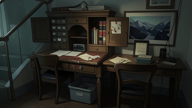 Desk Handle Marks from "The Mystery of The Invisible Dog". Desk Handle Marks A disturbed surface The desk handles are smeared, and an envelope has been moved.