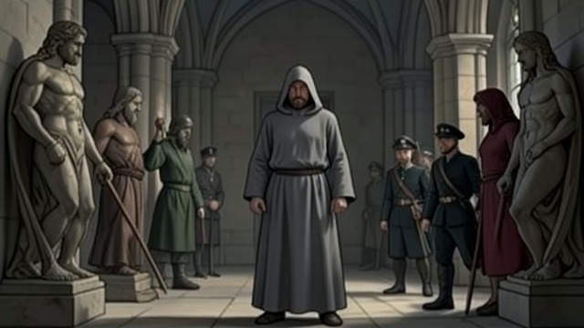 The Statue’s Stillness from "The Mystery of The Invisible Dog". The Statue’s Stillness A person mistaken for an object Murphy disguises himself as a saint and holds still among the church’s figures.