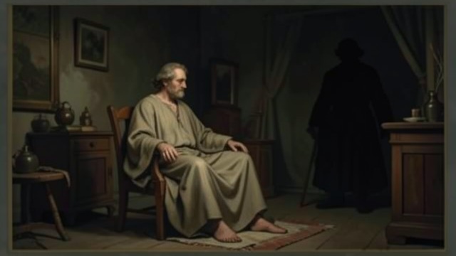 The Unseen Visitor from "The Mystery of The Invisible Dog". The Unseen Visitor A strange resemblance Jupiter Jones again sees a figure in the den while Elmquist appears asleep downstairs.